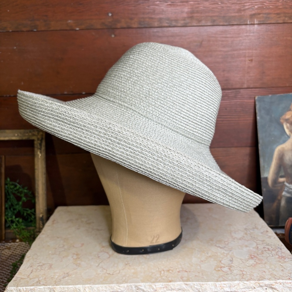 Eric Javits New York Sun Hat Packable Soft Sage Green Color - Picture 3 of 9